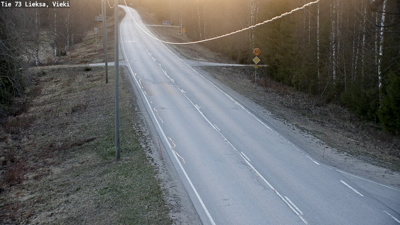 Kelikamerat Kuva Tie 73 Lieksa; Vieki, Lieksa, Pohjois-Karjala