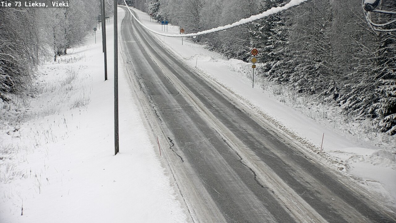Kelikamerat Kuva Tie 73 Lieksa; Vieki, Lieksa, Pohjois-Karjala