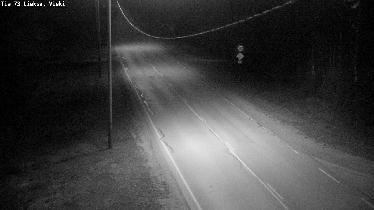 Weather Camera Image Väg 73 Lieksa, Vieki, Lieksa, Pohjois-Karjala