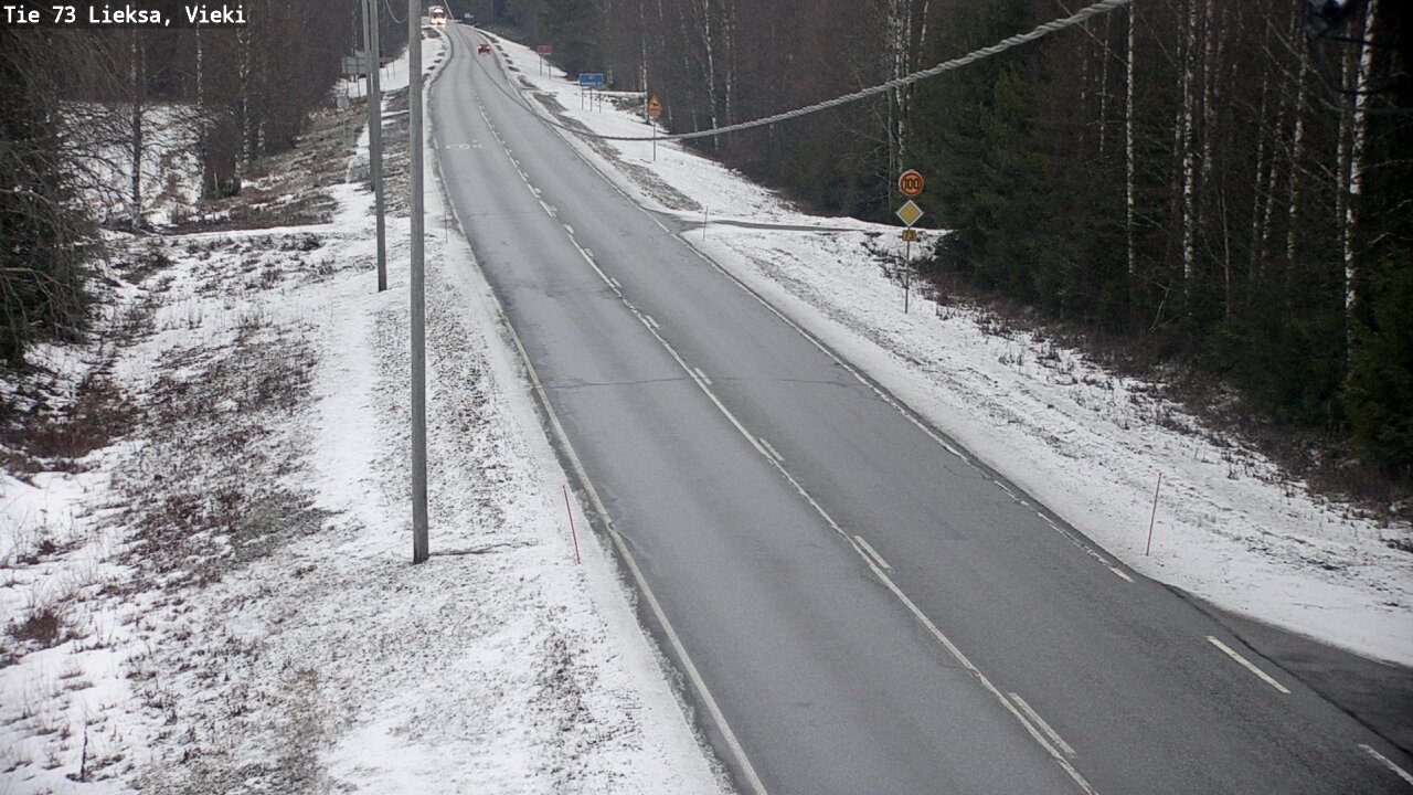 Kelikamerat Kuva Tie 73 Lieksa; Vieki, Lieksa, Pohjois-Karjala