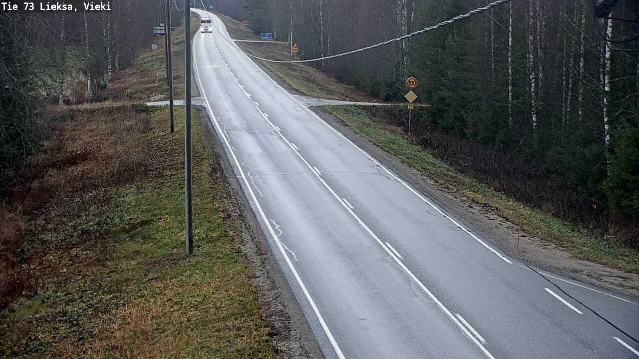 Kelikamerat Kuva Tie 73 Lieksa; Vieki, Lieksa, Pohjois-Karjala