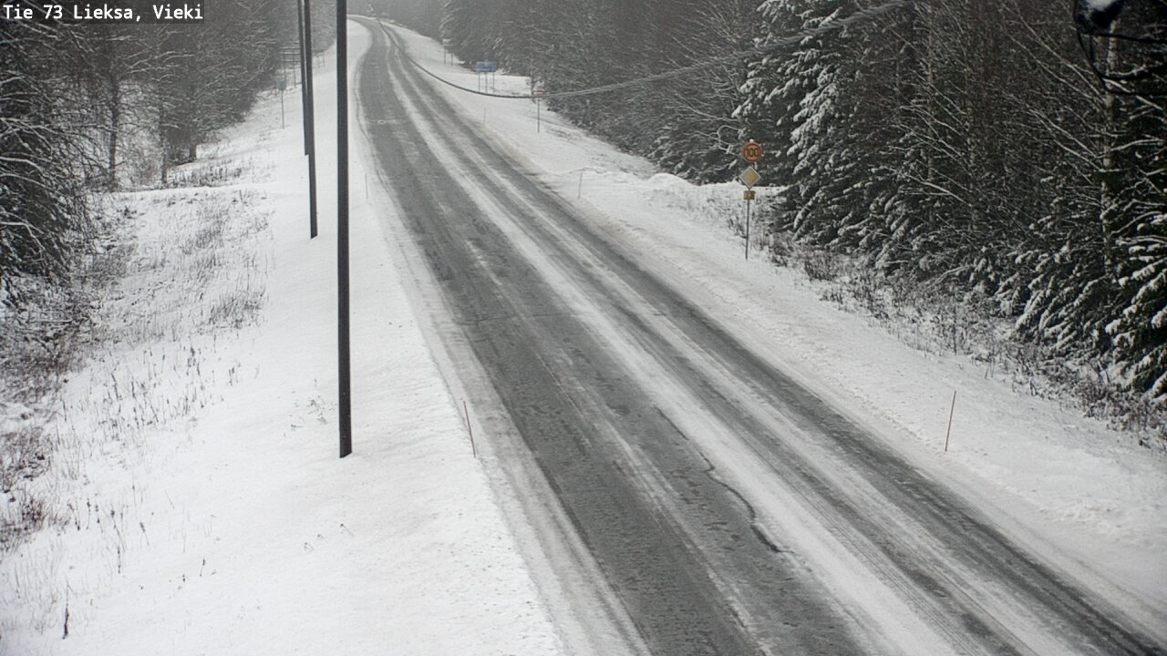 Weather Camera Image Road 73 Lieksa, Vieki, Lieksa, Pohjois-Karjala