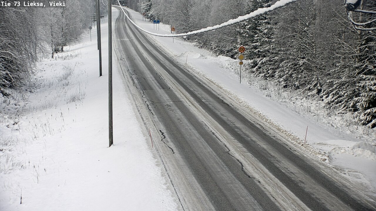 Weather Camera Image Väg 73 Lieksa, Vieki, Lieksa, Pohjois-Karjala