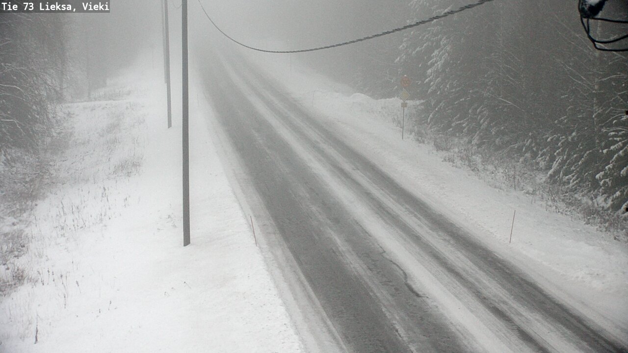 Weather Camera Image Road 73 Lieksa, Vieki, Lieksa, Pohjois-Karjala