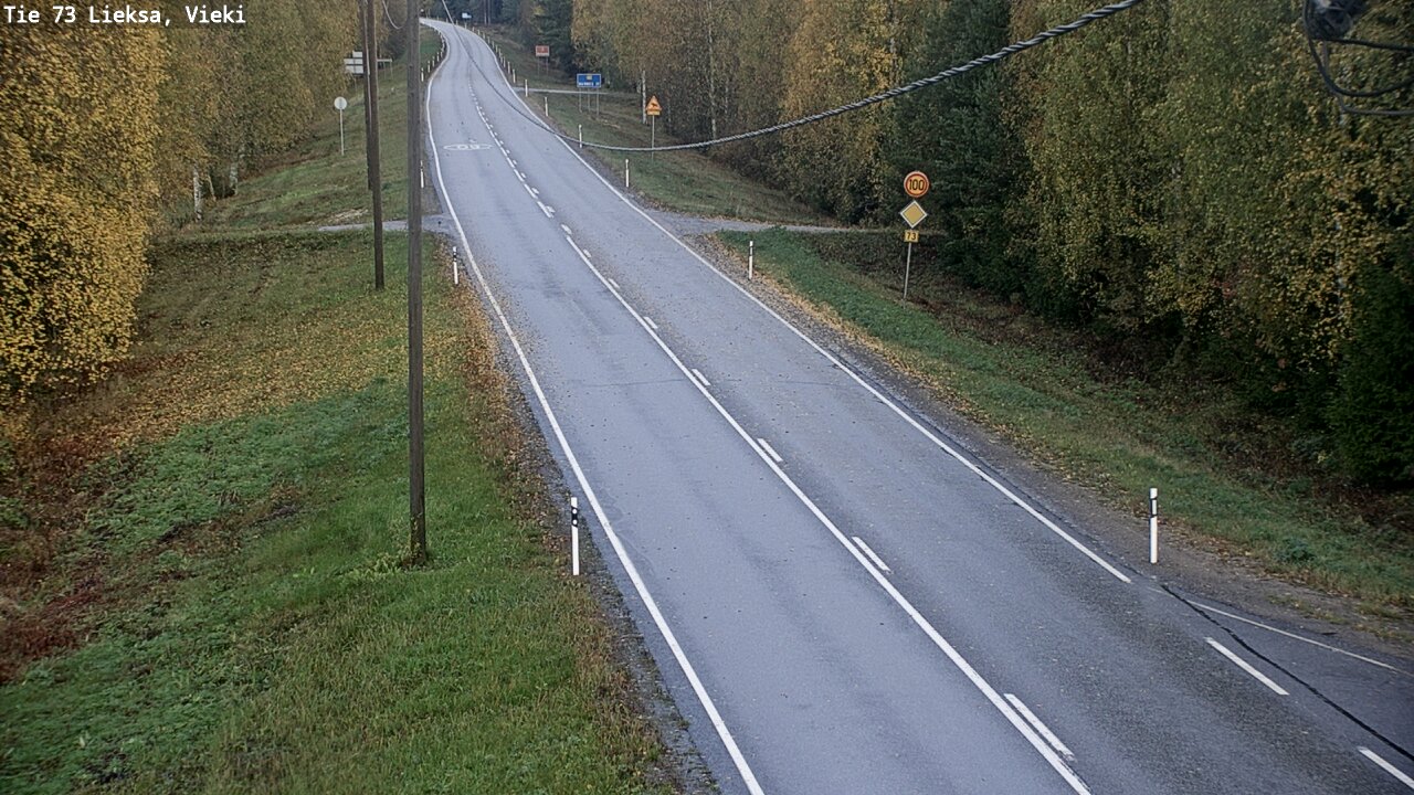 Weather Camera Image Road 73 Lieksa, Vieki, Lieksa, Pohjois-Karjala