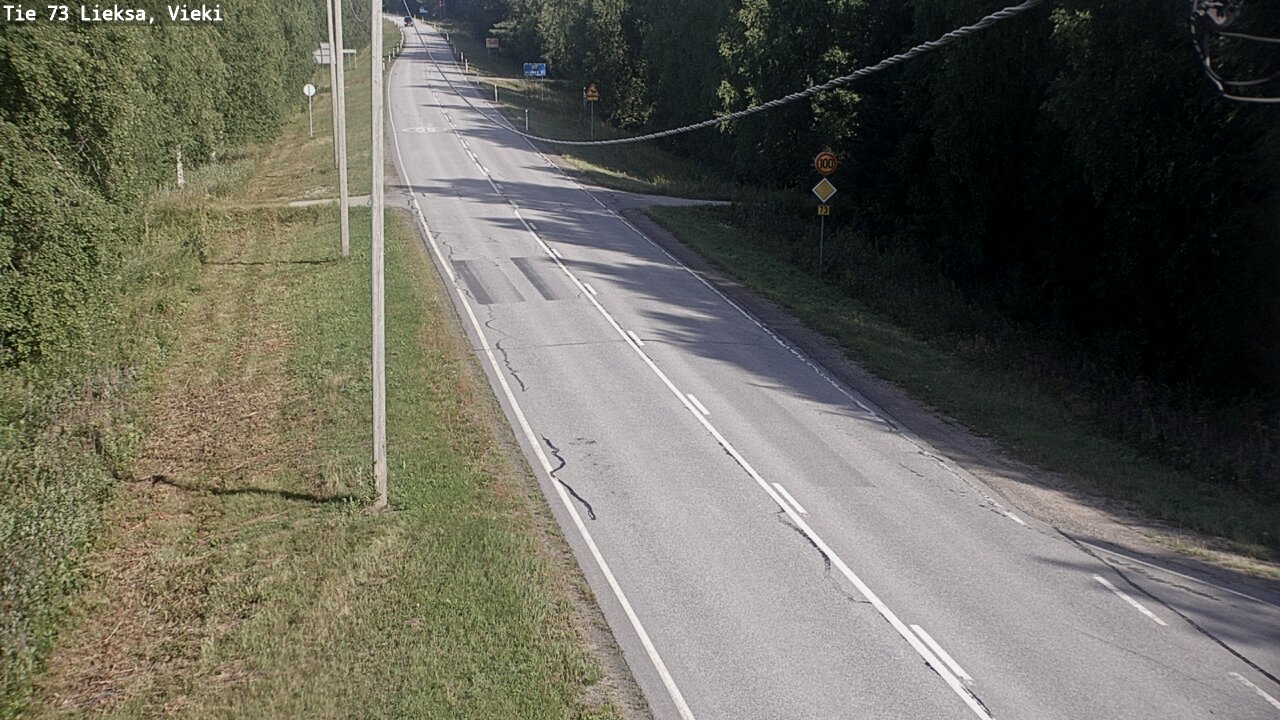 Weather Camera Image Väg 73 Lieksa, Vieki, Lieksa, Pohjois-Karjala