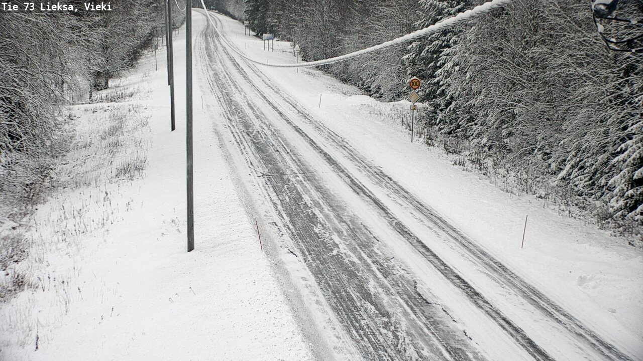 Kelikamerat Kuva Tie 73 Lieksa; Vieki, Lieksa, Pohjois-Karjala
