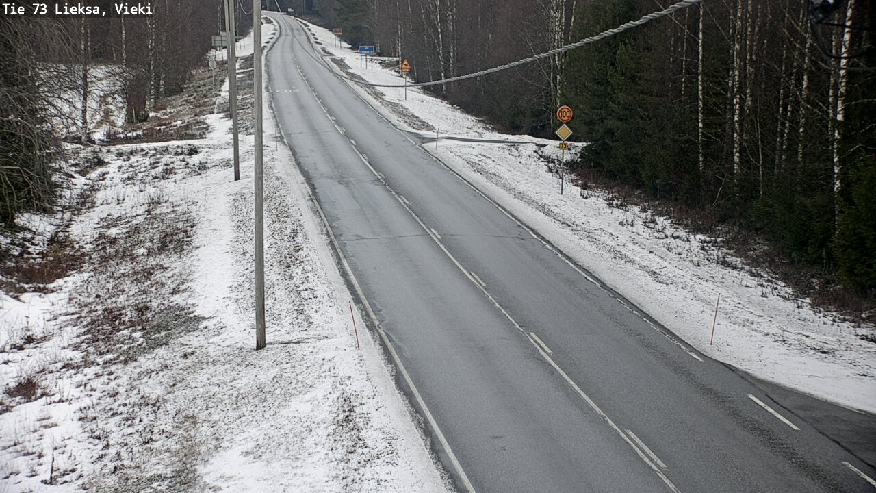 Kelikamerat Kuva Tie 73 Lieksa; Vieki, Lieksa, Pohjois-Karjala