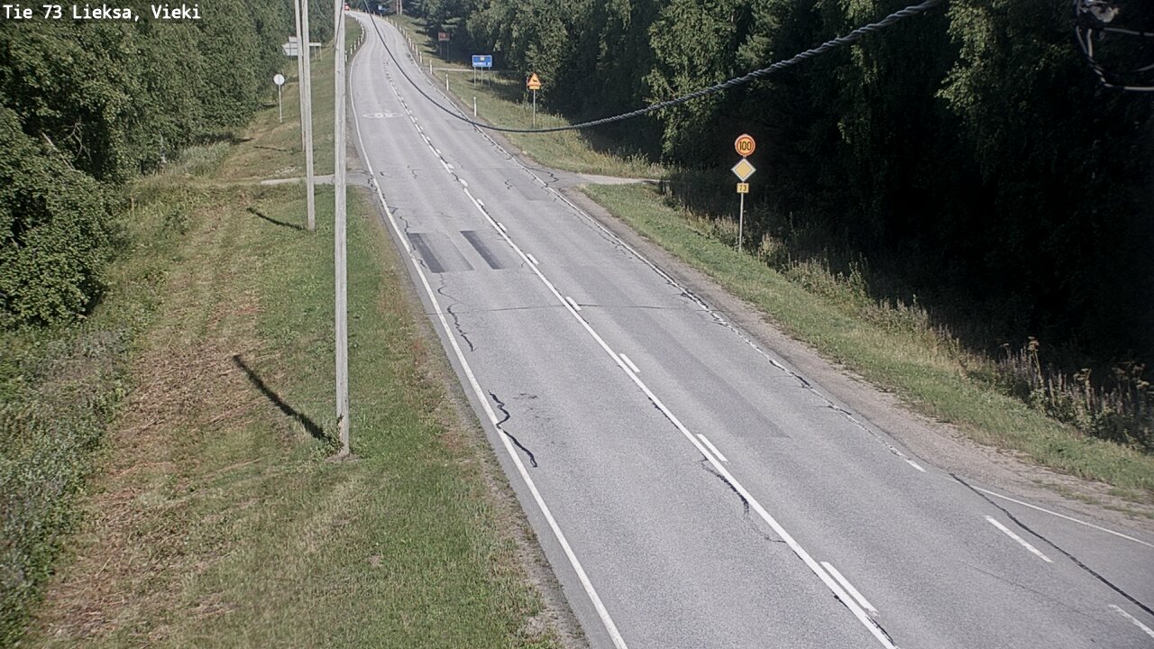 Weather Camera Image Väg 73 Lieksa, Vieki, Lieksa, Pohjois-Karjala
