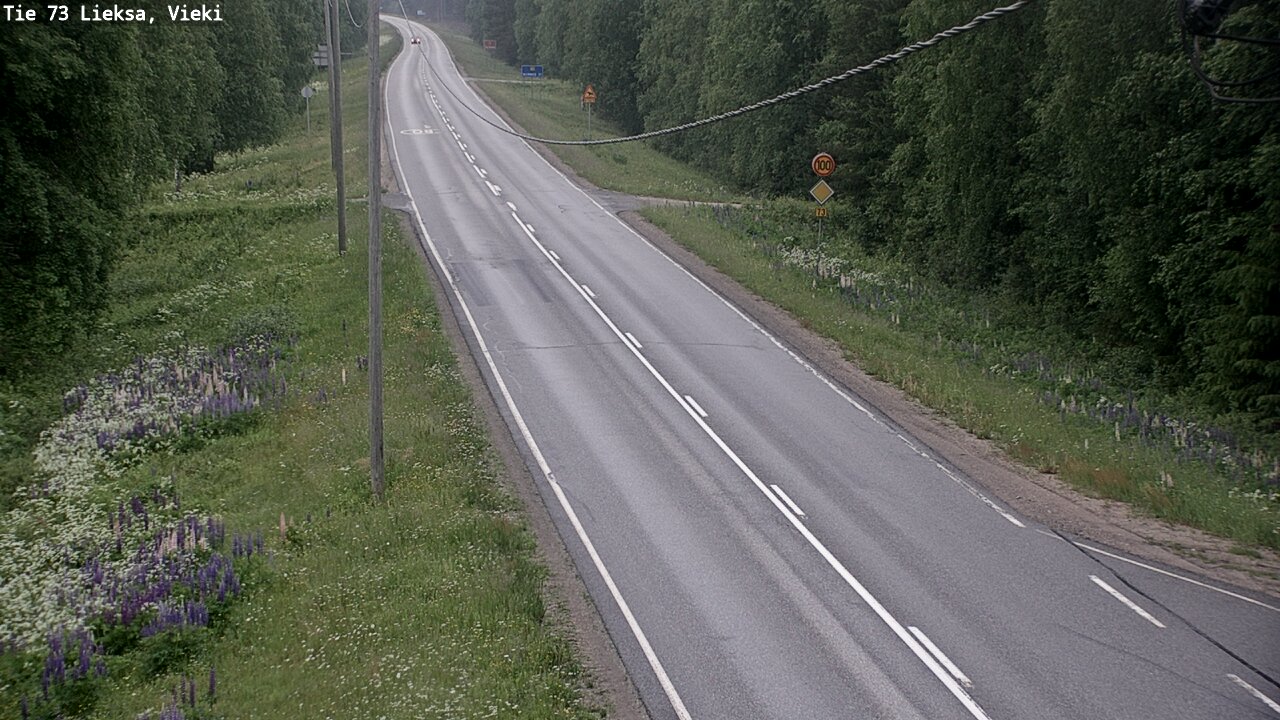 Weather Camera Image Väg 73 Lieksa, Vieki, Lieksa, Pohjois-Karjala