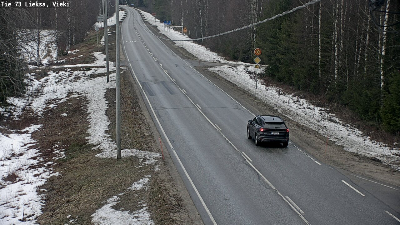 Weather Camera Image Väg 73 Lieksa, Vieki, Lieksa, Pohjois-Karjala