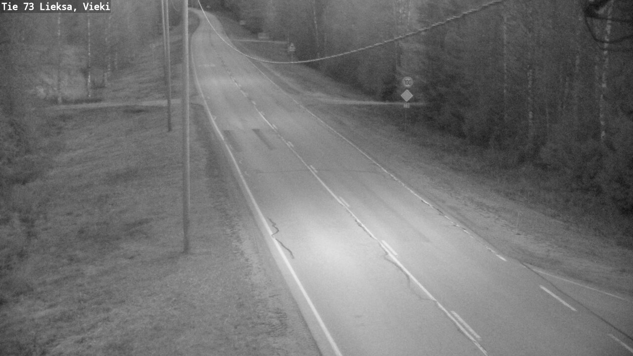 Weather Camera Image Väg 73 Lieksa, Vieki, Lieksa, Pohjois-Karjala