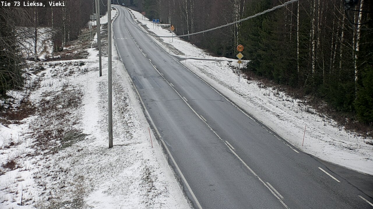 Kelikamerat Kuva Tie 73 Lieksa; Vieki, Lieksa, Pohjois-Karjala