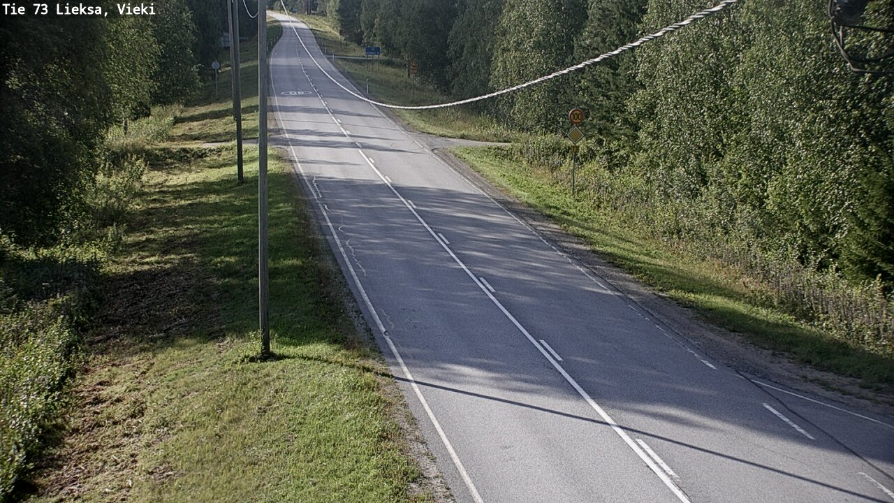 Kelikamerat Kuva Tie 73 Lieksa; Vieki, Lieksa, Pohjois-Karjala