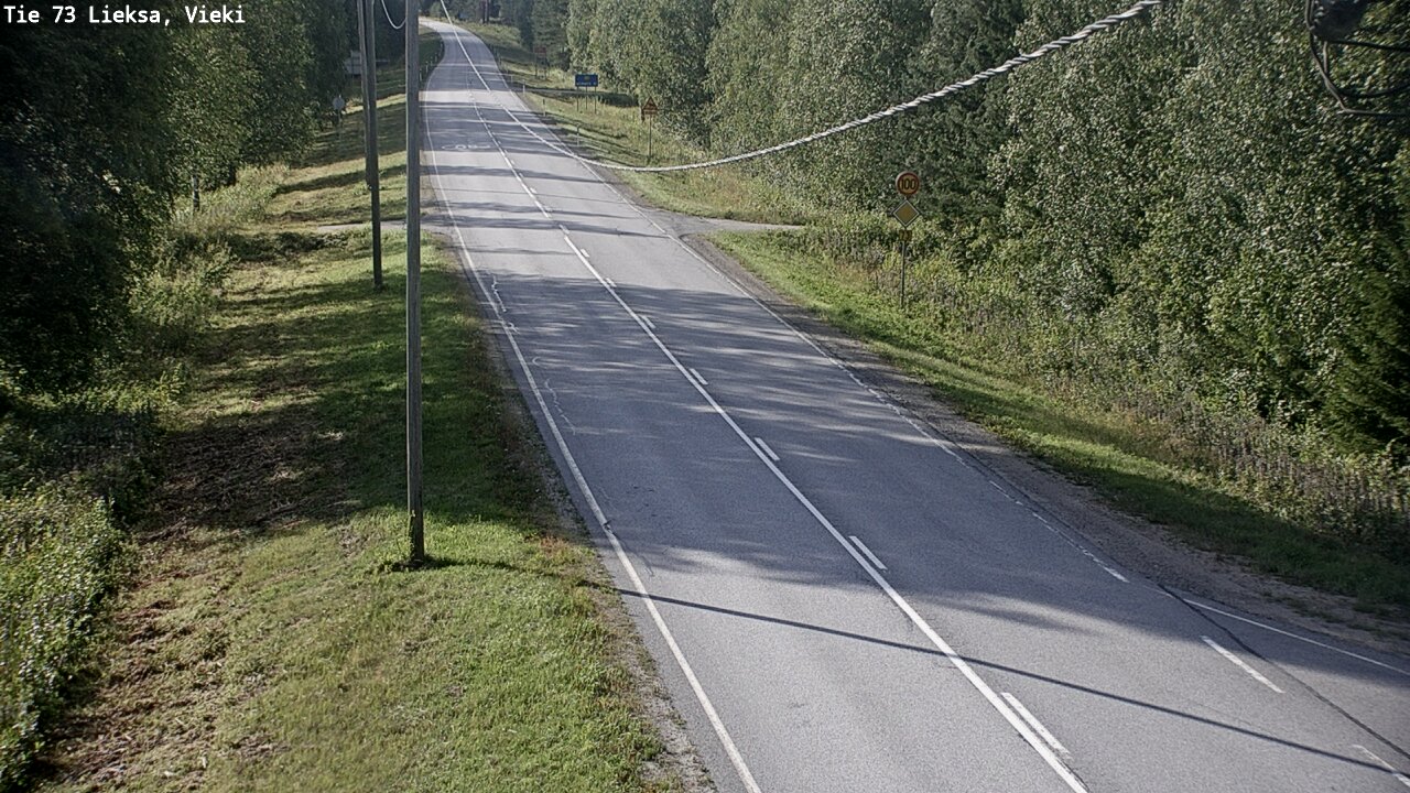 Kelikamerat Kuva Tie 73 Lieksa; Vieki, Lieksa, Pohjois-Karjala