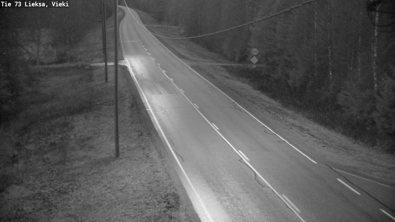 Kelikamerat Kuva Tie 73 Lieksa; Vieki, Lieksa, Pohjois-Karjala