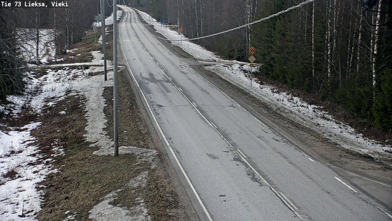 Kelikamerat Kuva Tie 73 Lieksa; Vieki, Lieksa, Pohjois-Karjala