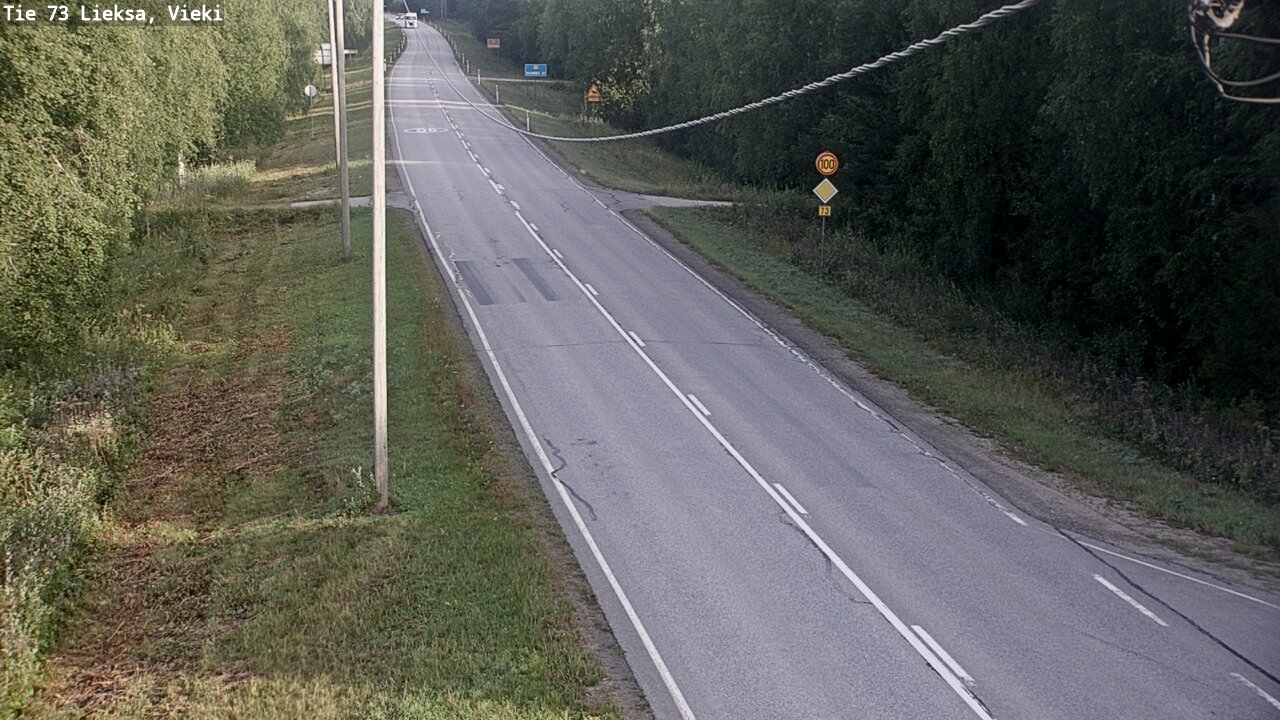 Kelikamerat Kuva Tie 73 Lieksa; Vieki, Lieksa, Pohjois-Karjala