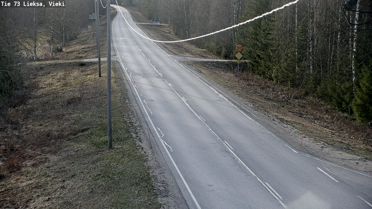 Kelikamerat Kuva Tie 73 Lieksa; Vieki, Lieksa, Pohjois-Karjala