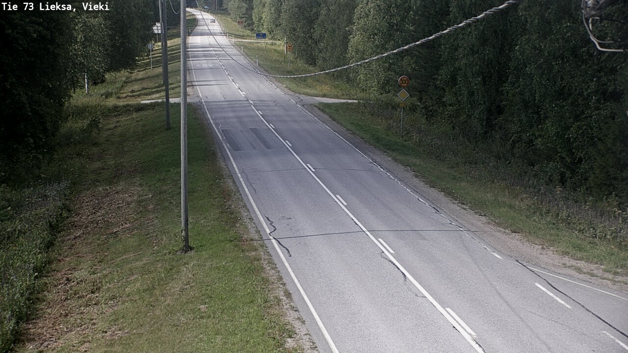 Kelikamerat Kuva Tie 73 Lieksa; Vieki, Lieksa, Pohjois-Karjala