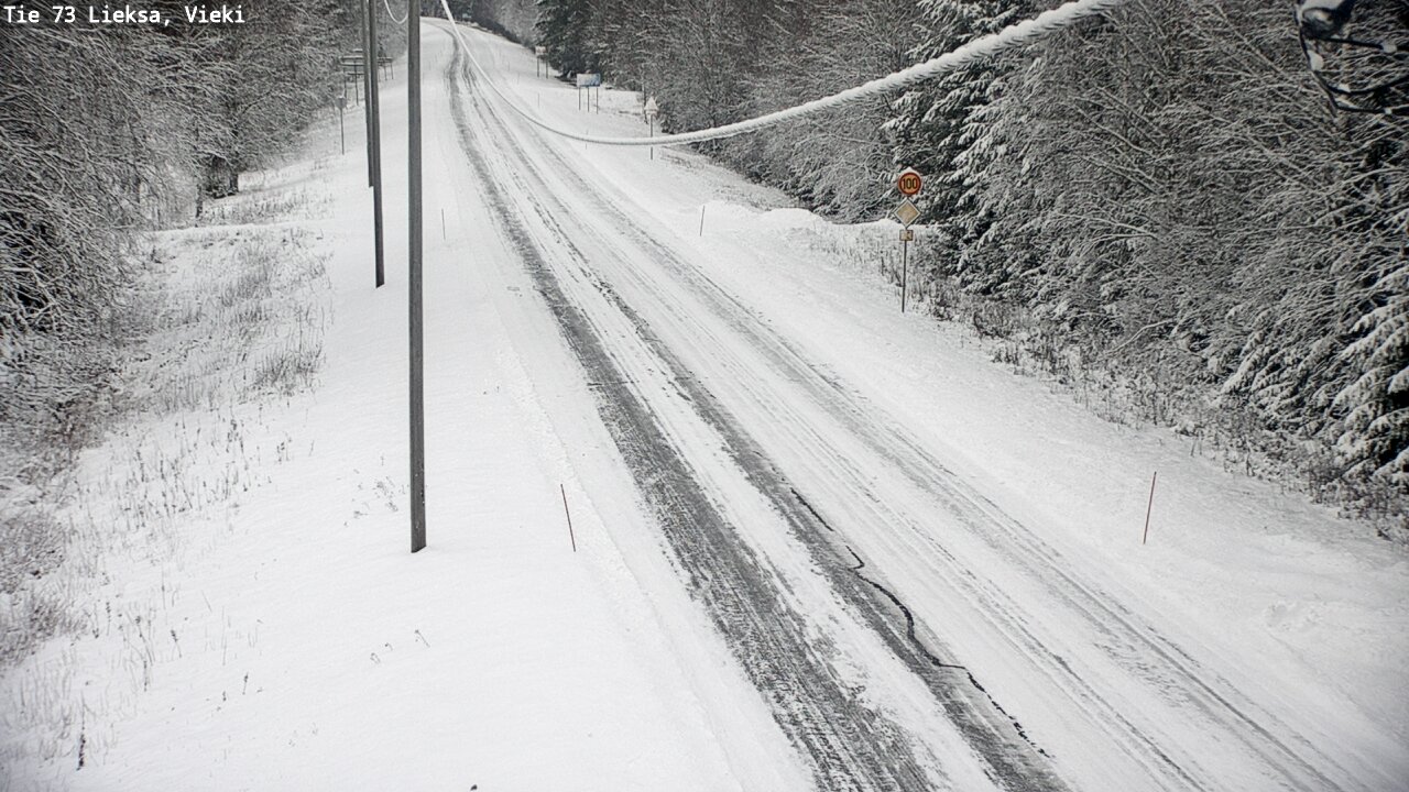 Kelikamerat Kuva Tie 73 Lieksa; Vieki, Lieksa, Pohjois-Karjala