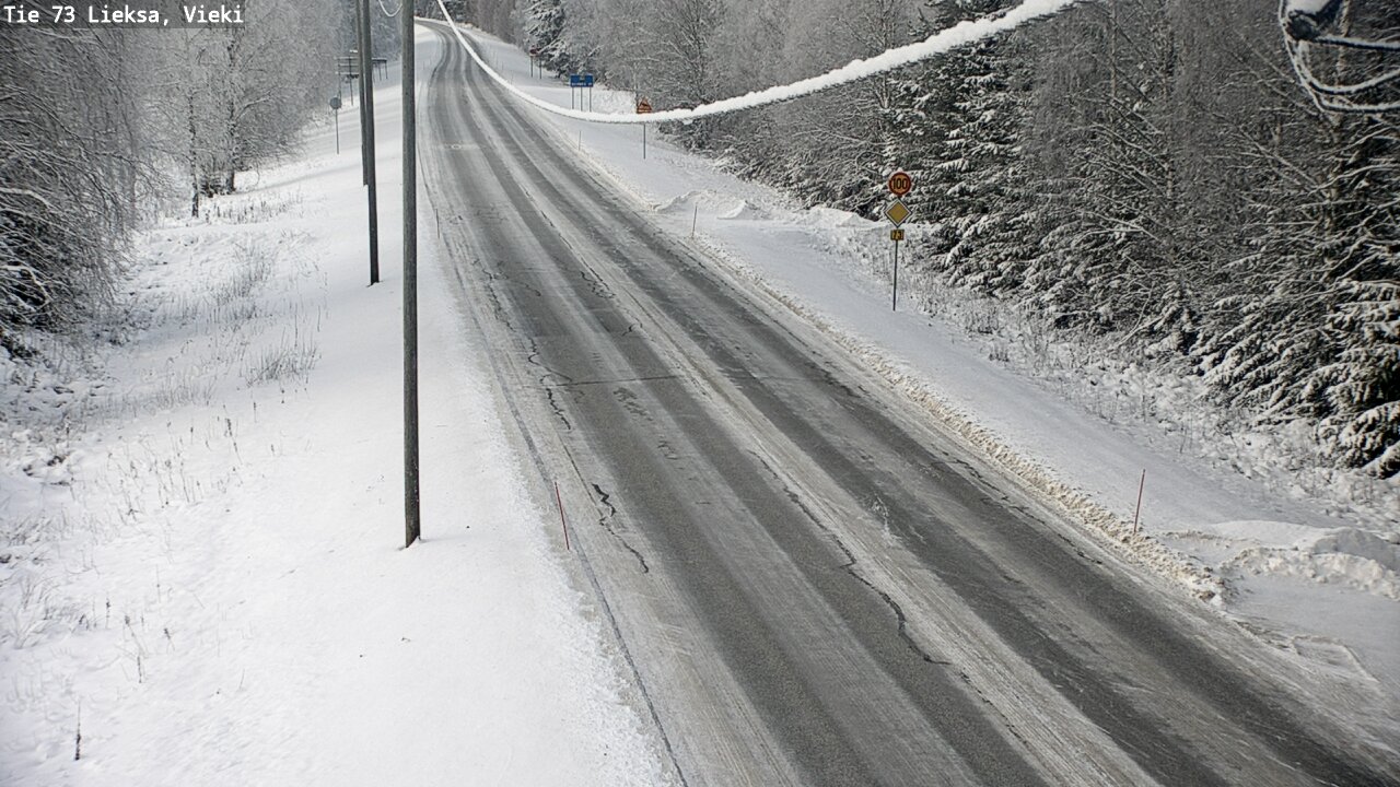 Kelikamerat Kuva Tie 73 Lieksa; Vieki, Lieksa, Pohjois-Karjala