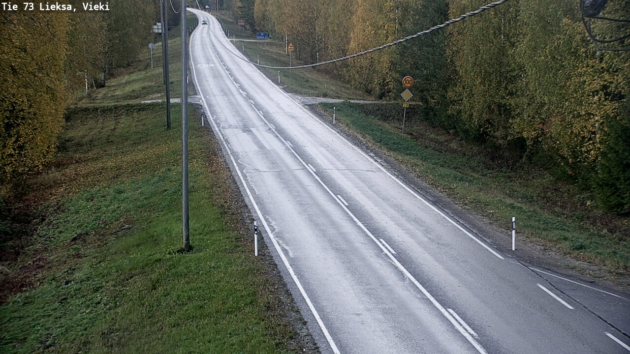 Kelikamerat Kuva Tie 73 Lieksa; Vieki, Lieksa, Pohjois-Karjala