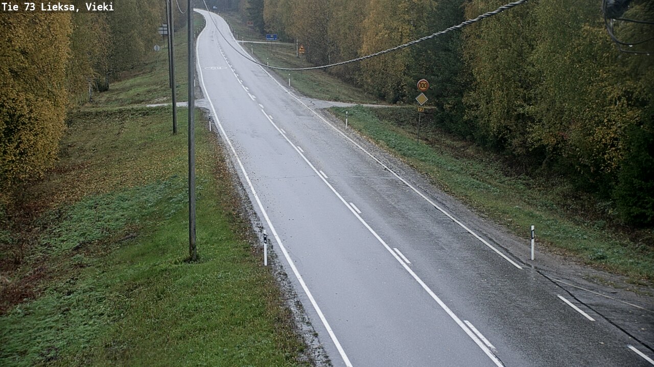 Kelikamerat Kuva Tie 73 Lieksa; Vieki, Lieksa, Pohjois-Karjala