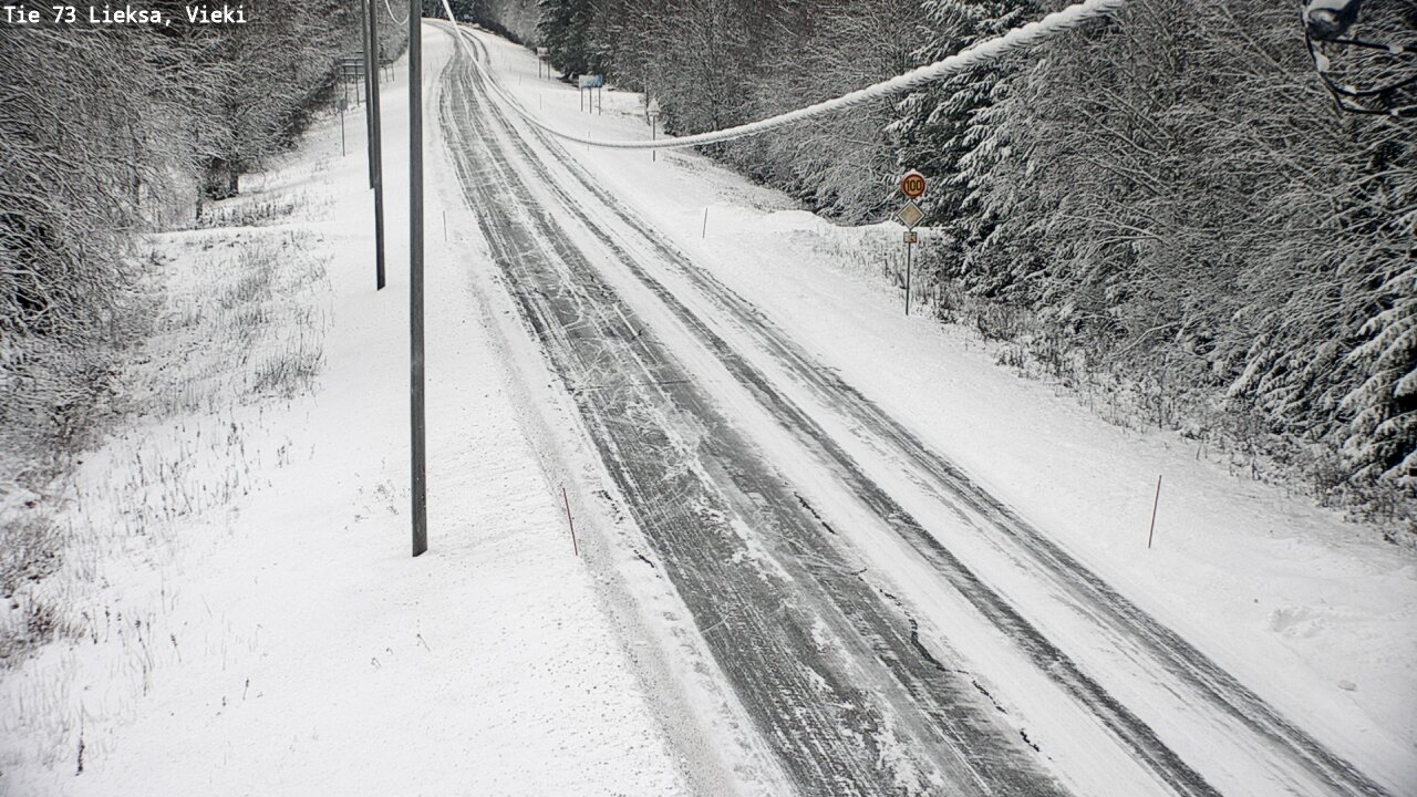 Kelikamerat Kuva Tie 73 Lieksa; Vieki, Lieksa, Pohjois-Karjala