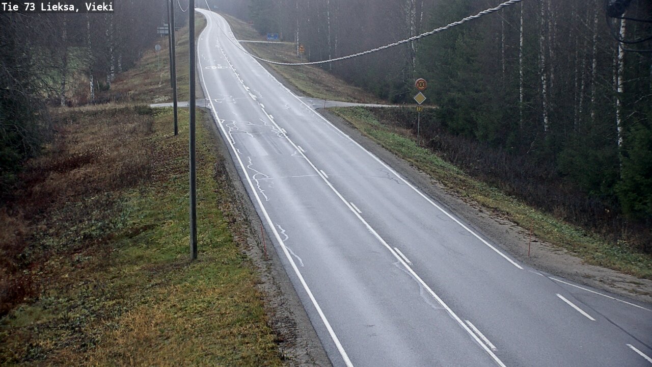 Kelikamerat Kuva Tie 73 Lieksa; Vieki, Lieksa, Pohjois-Karjala