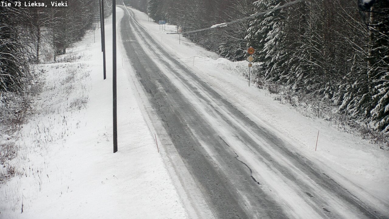 Weather Camera Image Road 73 Lieksa, Vieki, Lieksa, Pohjois-Karjala