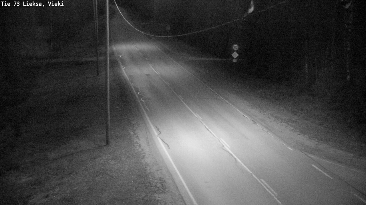 Weather Camera Image Väg 73 Lieksa, Vieki, Lieksa, Pohjois-Karjala
