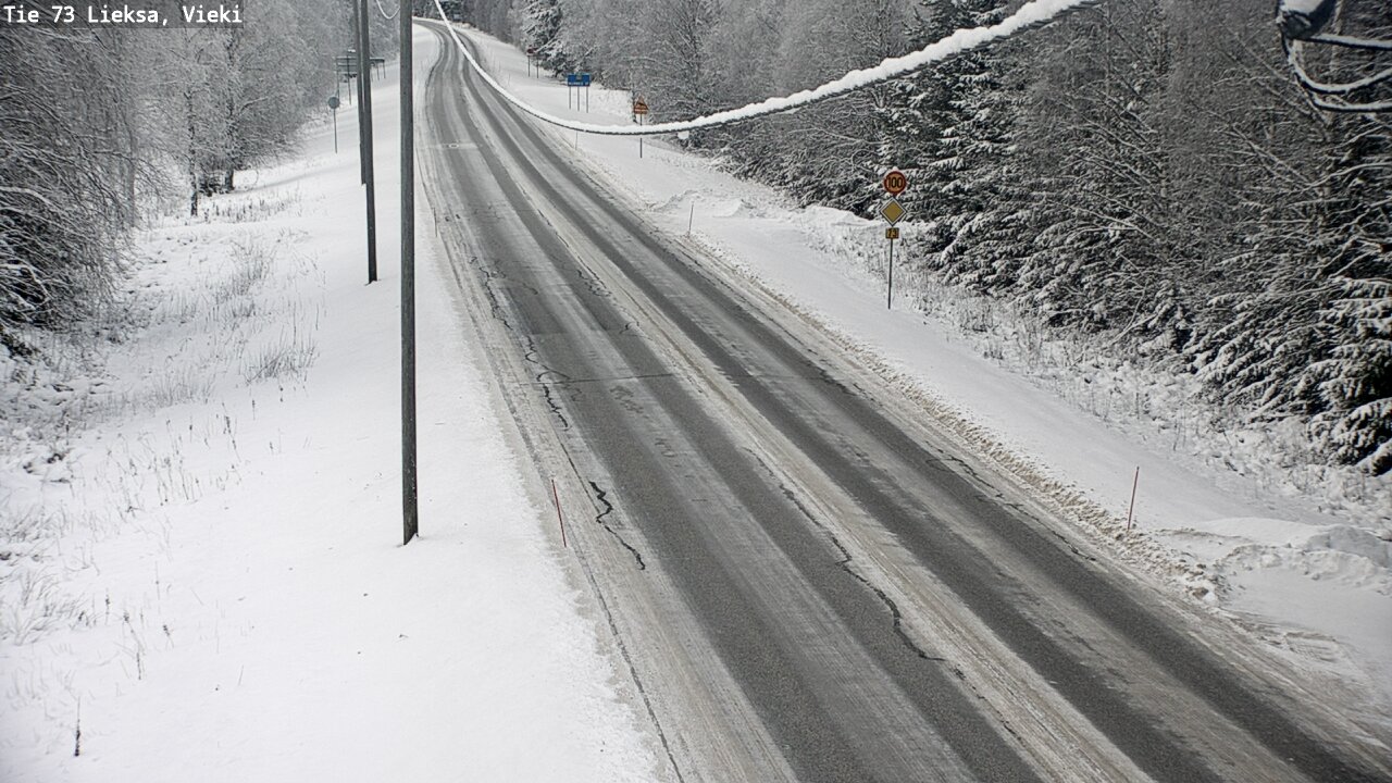 Weather Camera Image Väg 73 Lieksa, Vieki, Lieksa, Pohjois-Karjala