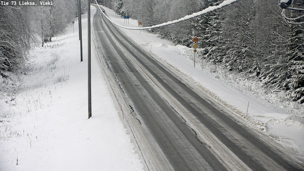 Weather Camera Image Väg 73 Lieksa, Vieki, Lieksa, Pohjois-Karjala