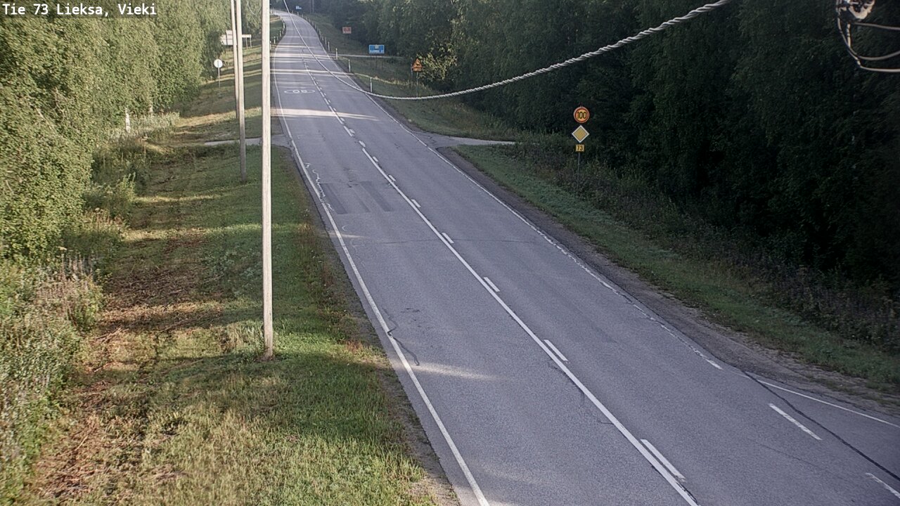 Weather Camera Image Road 73 Lieksa, Vieki, Lieksa, Pohjois-Karjala