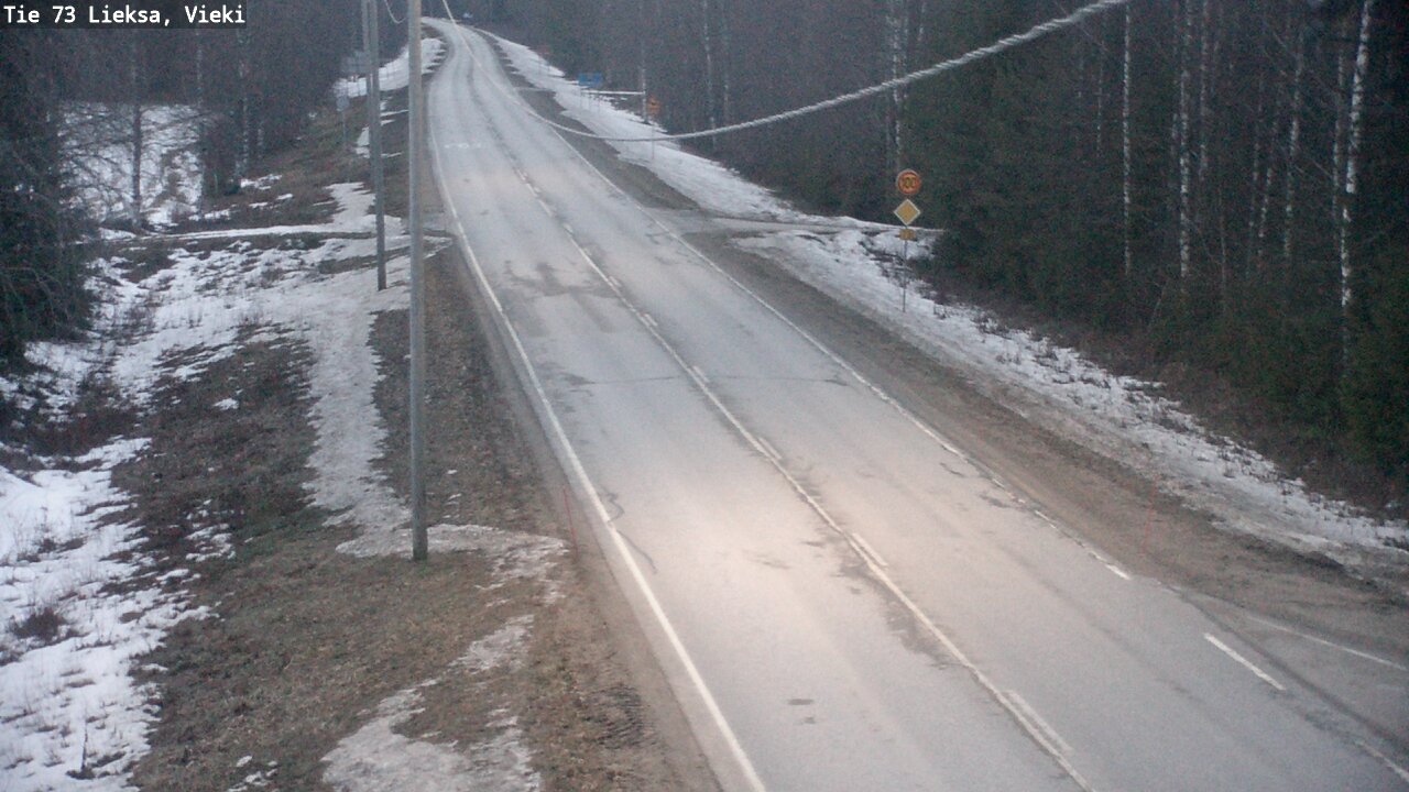 Kelikamerat Kuva Tie 73 Lieksa; Vieki, Lieksa, Pohjois-Karjala