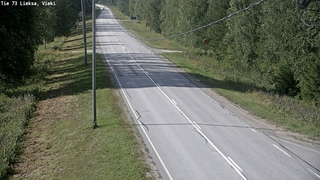Kelikamerat Kuva Tie 73 Lieksa; Vieki, Lieksa, Pohjois-Karjala
