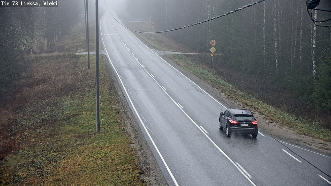 Kelikamerat Kuva Tie 73 Lieksa; Vieki, Lieksa, Pohjois-Karjala