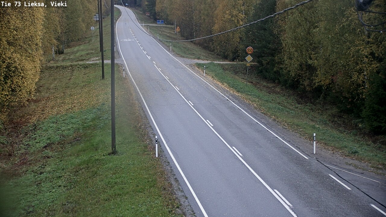Kelikamerat Kuva Tie 73 Lieksa; Vieki, Lieksa, Pohjois-Karjala