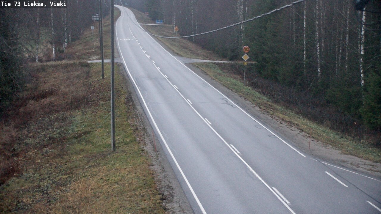 Kelikamerat Kuva Tie 73 Lieksa; Vieki, Lieksa, Pohjois-Karjala