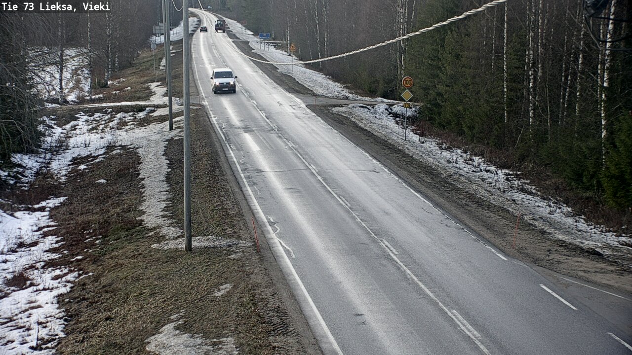 Weather Camera Image Road 73 Lieksa, Vieki, Lieksa, Pohjois-Karjala