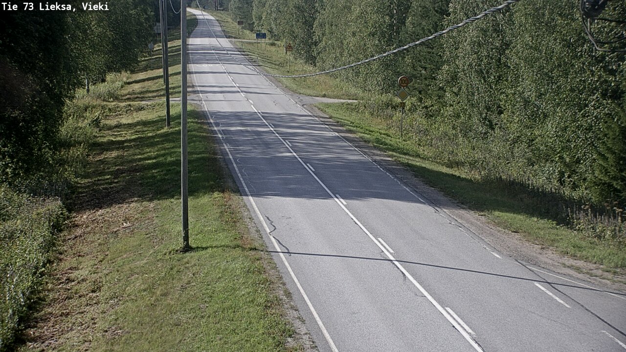 Kelikamerat Kuva Tie 73 Lieksa; Vieki, Lieksa, Pohjois-Karjala