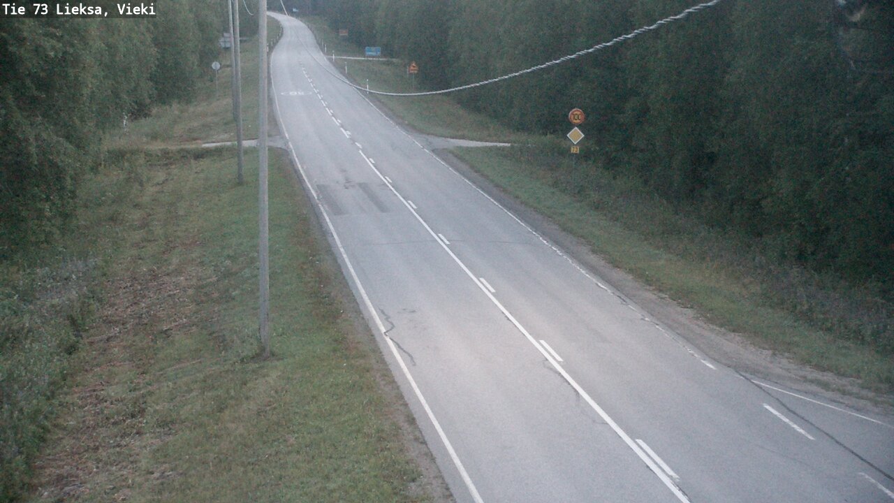 Kelikamerat Kuva Tie 73 Lieksa; Vieki, Lieksa, Pohjois-Karjala