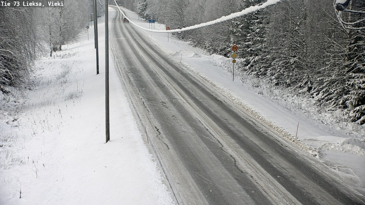 Kelikamerat Kuva Tie 73 Lieksa; Vieki, Lieksa, Pohjois-Karjala
