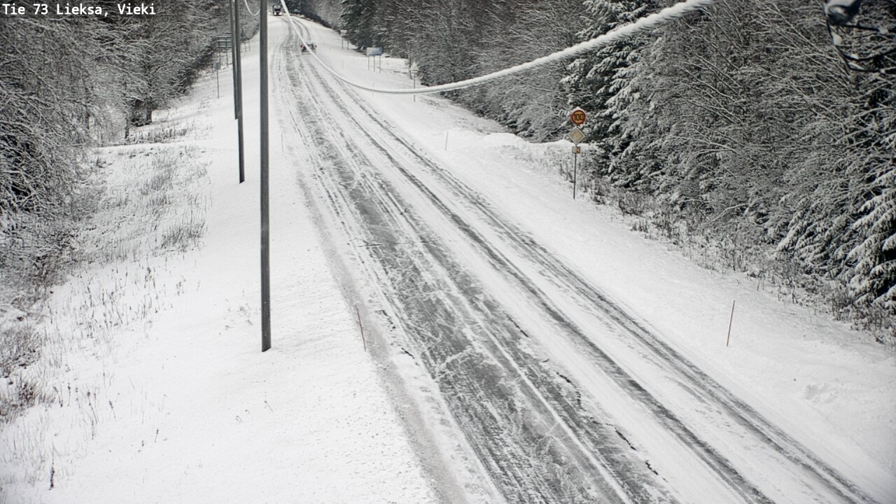 Kelikamerat Kuva Tie 73 Lieksa; Vieki, Lieksa, Pohjois-Karjala