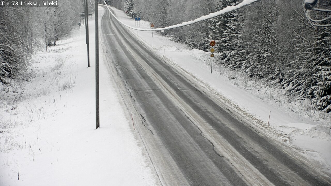 Kelikamerat Kuva Tie 73 Lieksa; Vieki, Lieksa, Pohjois-Karjala