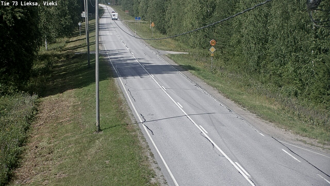 Kelikamerat Kuva Tie 73 Lieksa; Vieki, Lieksa, Pohjois-Karjala