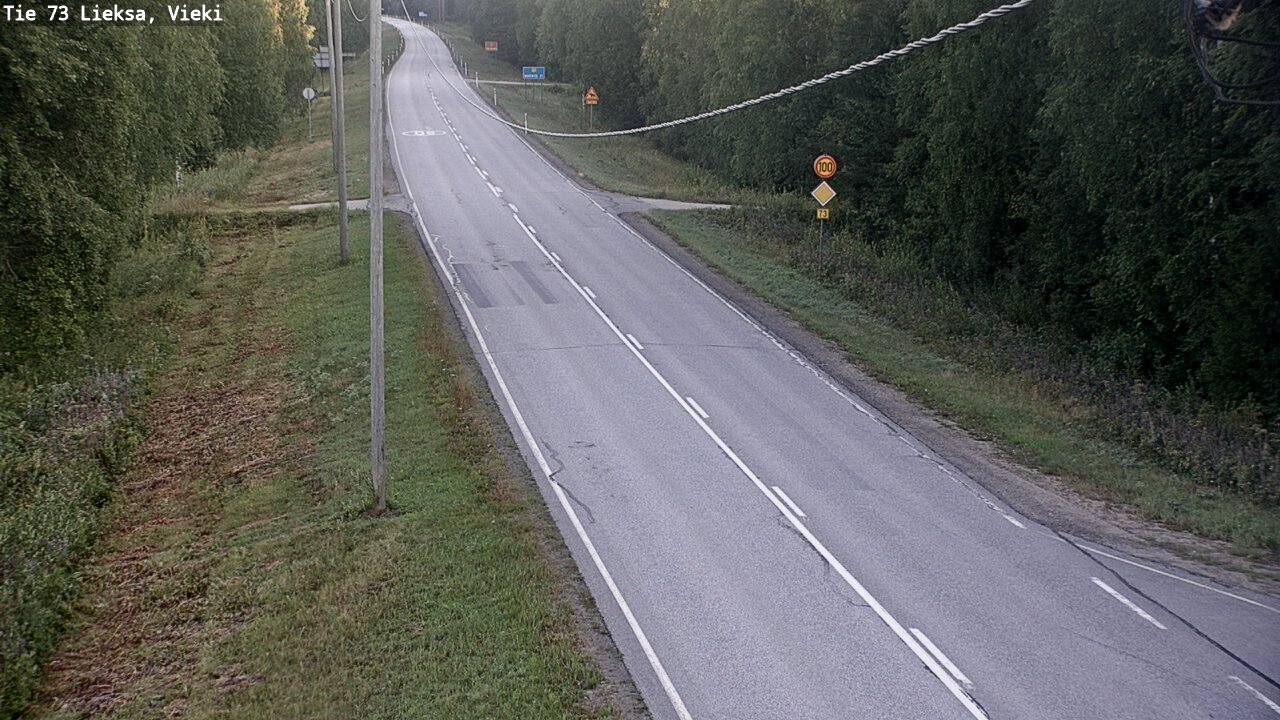Kelikamerat Kuva Tie 73 Lieksa; Vieki, Lieksa, Pohjois-Karjala