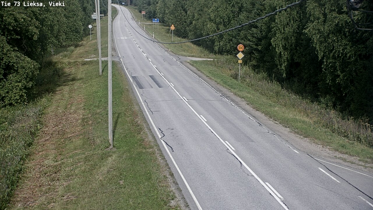 Weather Camera Image Väg 73 Lieksa, Vieki, Lieksa, Pohjois-Karjala