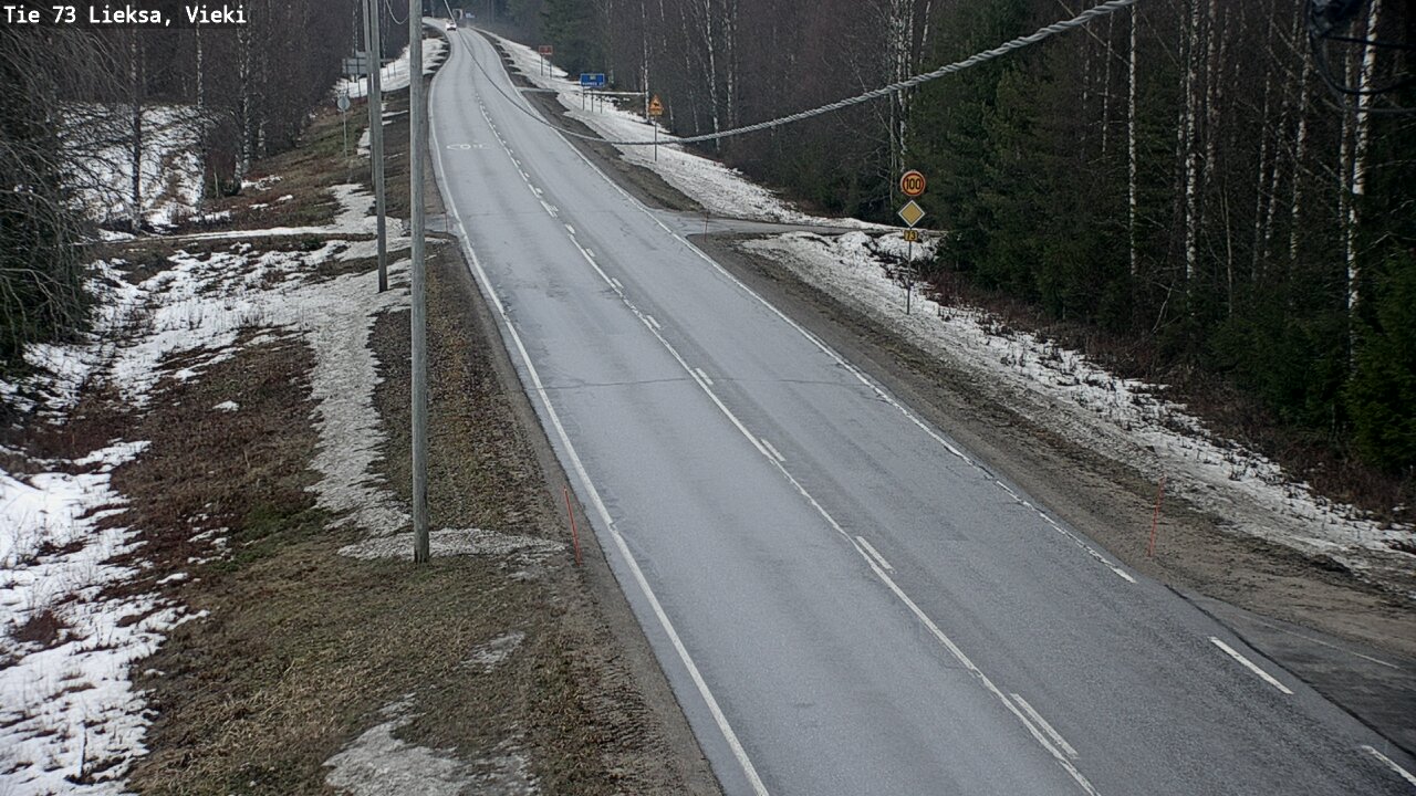 Weather Camera Image Road 73 Lieksa, Vieki, Lieksa, Pohjois-Karjala